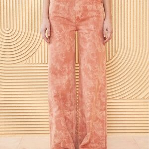 NWT Ulla Johnson Margot Jean Aura Wash Barrel Leg